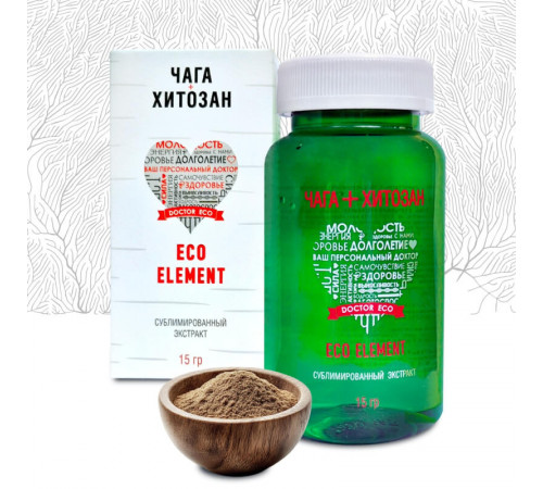 Чага с Хитозаном водорастворимая