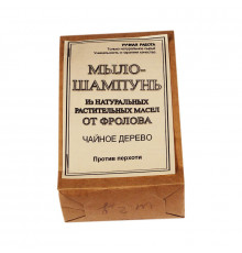 Твёрдое мыло-шампунь Чайное дерево