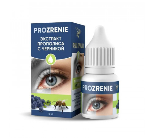 Прополисная вода с экстрактом черники