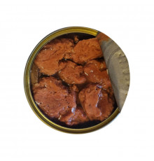 Тушенка веганская "Как бы олень" с микрозеленью