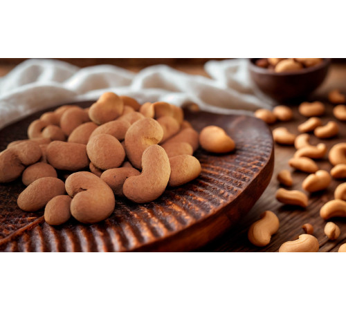 Кешью в шоколаде и какао - 250 гр.