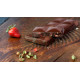 Сыроедный веганский шоколад «Особый» с клубникой, фисташками и солью