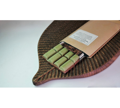 Сыроедный Шоколад "Молочно-шпинатный"