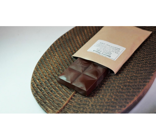 Сыроедный веганский шоколад «Тёмный» в плитке 100 гр