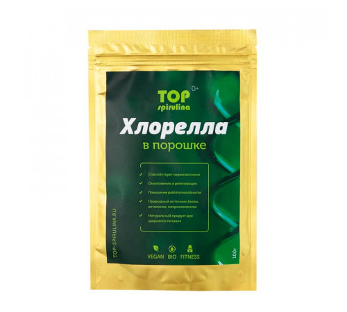 Топ Хлорелла БИО в порошке 100 гр